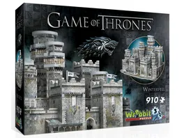 Wrebbit 3D Puzzle Game of Thrones 3D Puzzle Winterfell 910 Teile