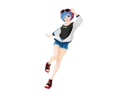 Re Zero Starting Life in Another World PVC Statue Rem Sporty Summer Ver Renewal Edition 20 cm Anime Figur