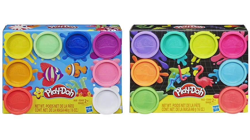 Hasbro - Play-Doh - 8er Pack, 1 Stück sortiert