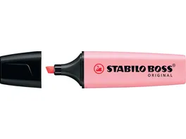 STABILO Textmarker STABILO BOSS ORIGINAL Pastel Einzelstift rosiges Rouge