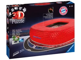 Ravensburger Puzzle 3D Puzzle Allianz Arena bei Nacht