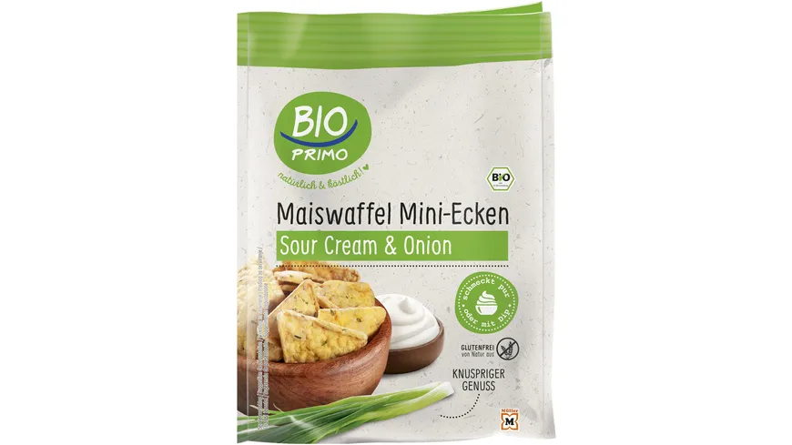 BIO PRIMO Bio Mini Maiswaffeln mit Sour-Cream