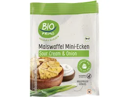 BIO PRIMO Bio Mini Maiswaffeln mit Sour Cream