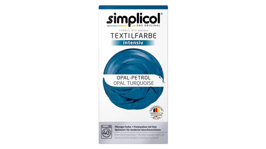simplicol Textilfarbe intensiv Opal-Petrol