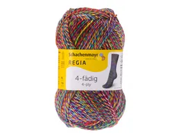 Schachenmayr Sockenwolle REGIA 4 faedig Color 50g