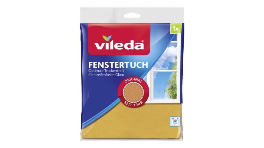 Vileda Fenstertuch für die streifenfreie Reinigung ab 5,59 Euro/St. 1er Pack 