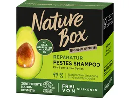 NATURE BOX Reparatur Festes Shampoo Avocado Oel 85 g