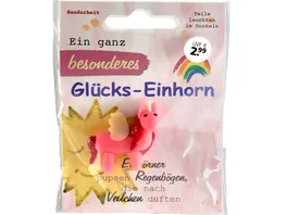 HERGO Glueckseinhorn Regenbogen