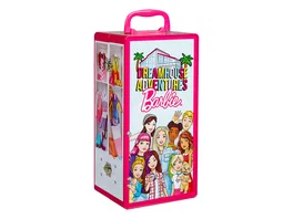 Theo Klein 5801 Barbie Schrankkoffer Kleiderstangen und Faechern Spielzeug fuer Kinder ab 3 Jahren inkl Zubehoer Multicolor