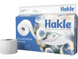 Hakle Toilettenpapier Klassisch Weiss