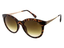 GNTM Sonnenbrille demi brown mit goldenen Buegeln