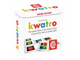 Game Factory kwatro Das grosse Spiel in der kleinen Dose