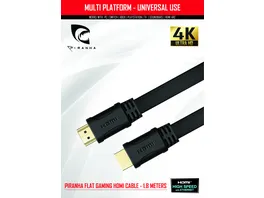 Piranha High Speed HDMI Cable 1 8m
