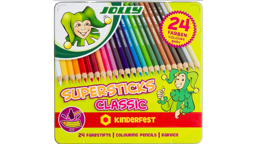 NEU Jolly Superstick Kinderfest Blaugrün 1 Stk. 