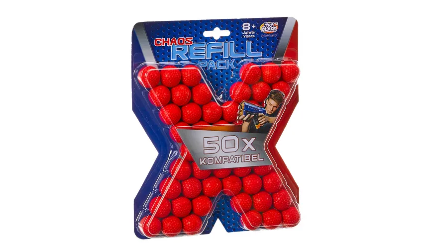 Müller - Toy Place - Ball Blaster Refill Balls, 50 Balls