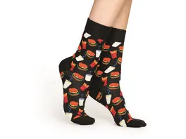 Happy Socks Unisex Socken Hamburger