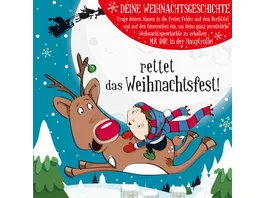 H H Namens Weihnachtsbuch blanko fuer Jungen Rettet Weihnachten Motiv