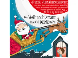 H H Namens Weihnachtsbuch blanko fuer Jungen Weihnachtsmann Motiv