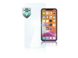 Hama Echtglas Displayschutz Premium Crystal Glass fuer Apple iPhone X XS 11 Pro