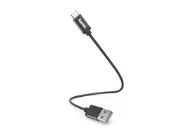 Hama Lade Datenkabel USB Type C 0 2 m Schwarz