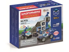 Magformers 278 55 Amazing Police Set 50 Teile