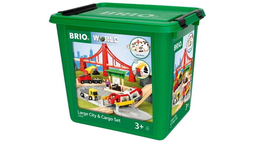 brio large city and cargo set
