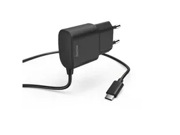 HAMA Ladegeraet mit USB C Anschluss 12 W 1 0 m Schwarz