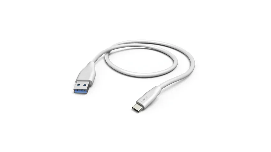 Hama Lade-/Datenkabel, USB Type-C - USB-3.1-A-Stecker, 1,5 m, Weiß