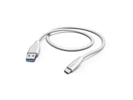 HAMA Ladekabel USB A USB C 1 5 m Weiss