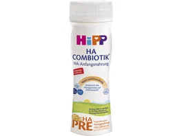 HiPP Milchnahrung HA Combiotik 200ml HiPP Pre HA Combiotik trinkfertig von Geburt an