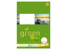 Ursus Green Ringbuchblock A4 100 Blatt 9mm liniert