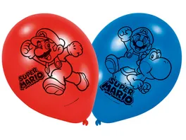 Amscan Latexballons 22 8cm Super Mario Bros