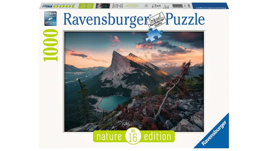 Ravensburger Puzzle - Abends in den Rocky Mountains, 1000 Teile