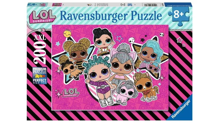 Ravensburger Puzzle - L.O.L. Surprise!, Girlpower, 200 XXL Teile