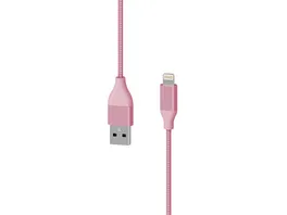 Xlayer Kabel PREMIUM Metallic USB to Lightning 1 5m Rose