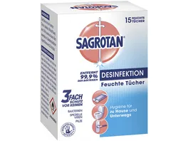 Sagrotan Desinfektion Feuchte Tuecher 15ER