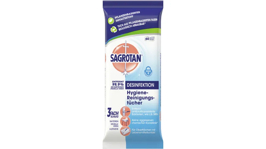 Sagrotan Hygiene-Reinigungstücher 60er