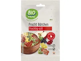 BIO PRIMO Bio Frucht Gummi Baerchen fruchtig suess