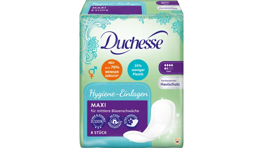 Duchesse Hygiene-Einlagen Maxi
