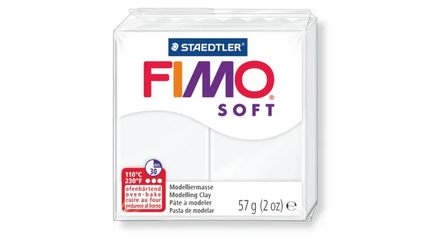 Fimo Professional 0 weiss ofenhärtende Modelliermasse 454g 23,02€/kg 