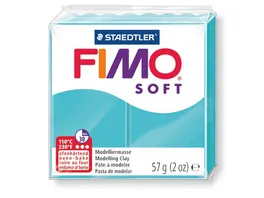 STAEDTLER FIMO 8020 39 soft Ofenhaertende Modelliermasse pfefferminz