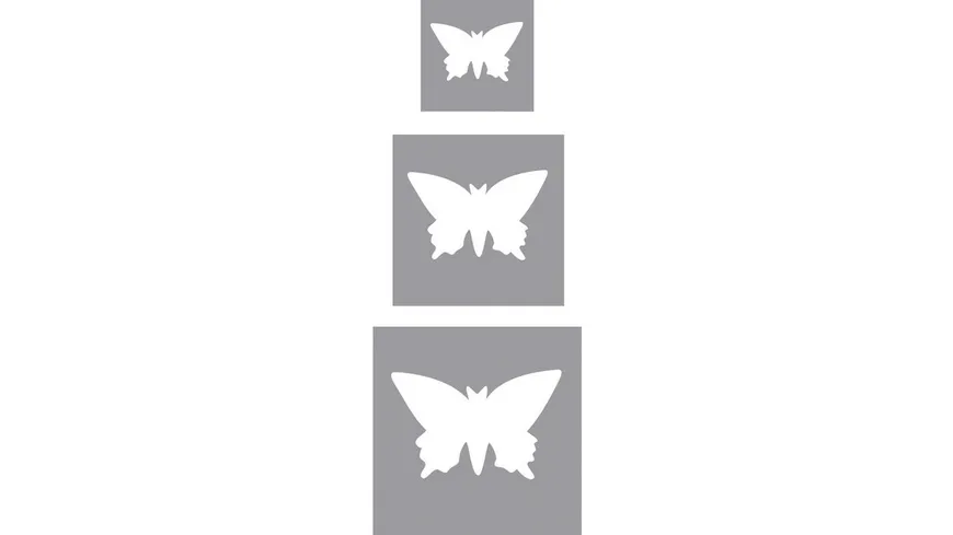 Bastelkoffer Glitzernde Schmetterlinge 