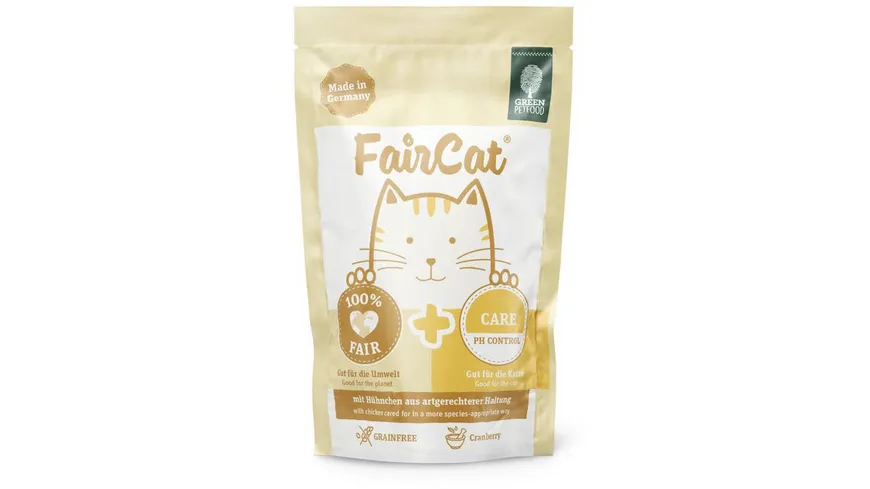 FairCat Care ph Control mit Hühnchen aus artgerechterer Haltung
