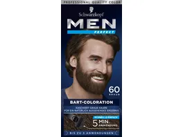 MEN PERFECT Bart Coloration 30 ML 60 Natur Braun Stufe 2 30 ML