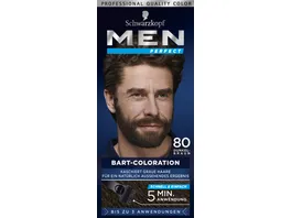 Men Perfect Bart Coloration 30 ML 80 Natur Schwarz Braun Stufe 2 30 ML