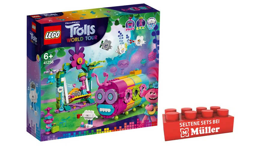 Lego Trolls World Tour 41256 Regenbogen Raupenbus Online