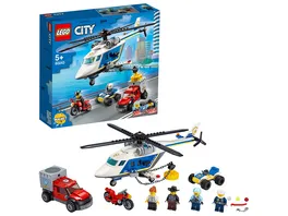 LEGO City 60243 Verfolgungsjagd mit dem Polizeihubschrauber