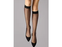 Wolford Damen Kniestruempfe Individual Knee Highs 10 DEN