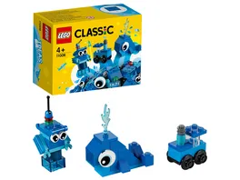 LEGO Classic 11006 Blaues Kreativ Set kreatives Spielzeug ab 4 Jahren