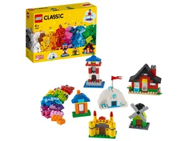 LEGO Classic 11008 Bausteine Bunte Haeuser fuer Kinder ab 4 Jahren
